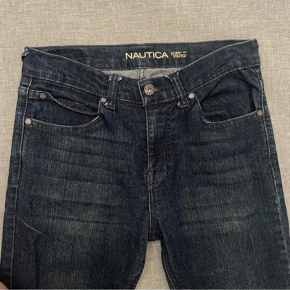 Nautica Black Slim Straight Jeans Classic Style